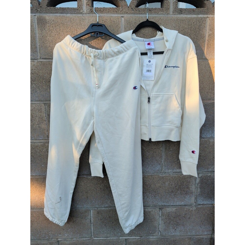 Authentic Champion Hooded Sweatshirt & Pants Sz S NWT
